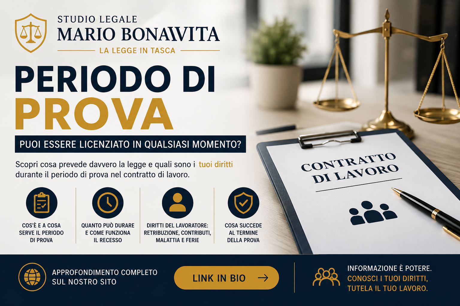 Periodo di prova nel contratto di lavoro: durata, diritti e licenziamento