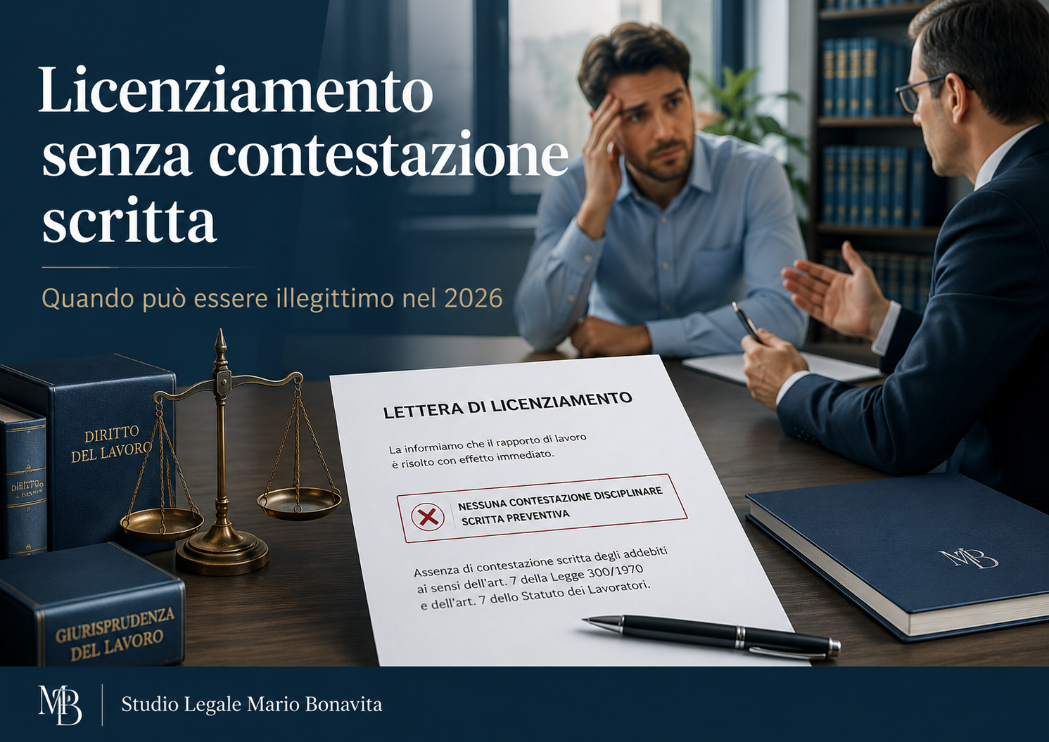 Licenziamento senza contestazione scritta 2026