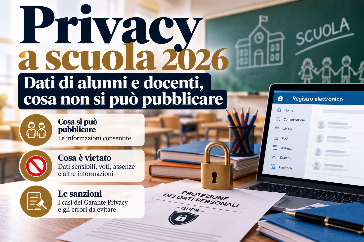 Privacy a scuola 2026 dati di alunni e docenti protetti